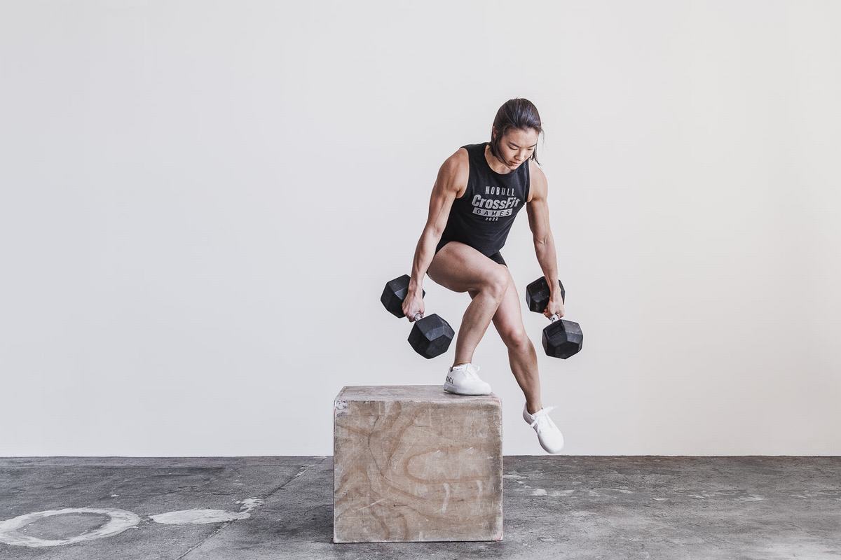 Nobull Crossfit Games® 2022 Muscle Women's Tank Tops Black | Australia (PV8017)